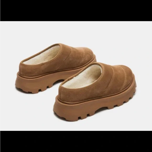 Steve Madden Brown Suede Slip-On Loafers - Picture 2 of 6